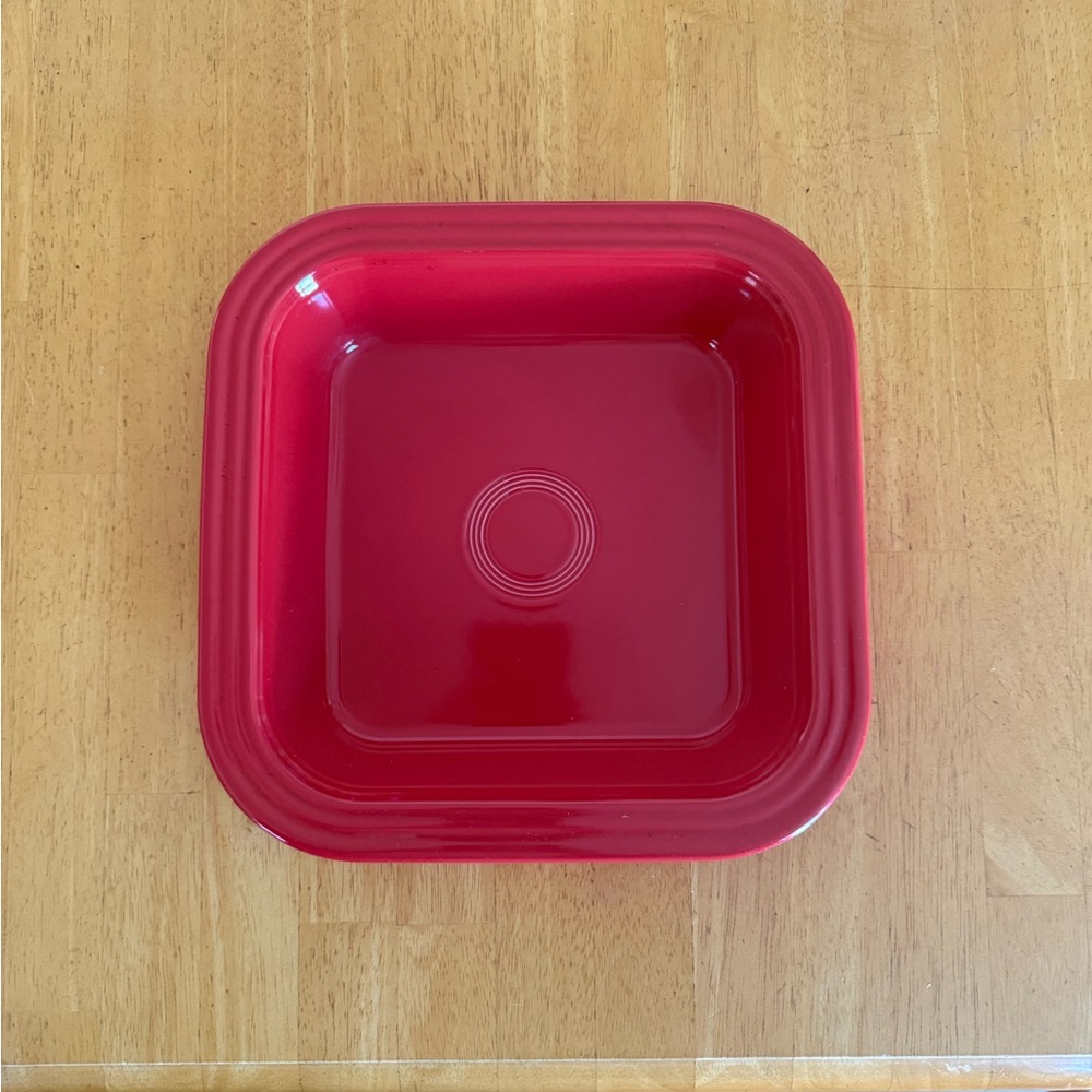 Fiesta Scarlet 9”  Square Baking Dish